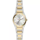 Fossil Everett women's watch ES5494, silver dial, silver stainless steel strap