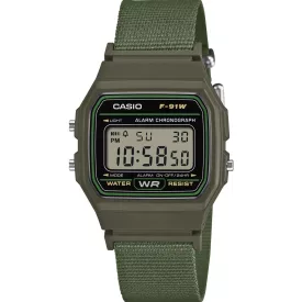 Casio Vintage men's watch F-91WF-3AEF