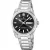 Festina Swiss Made men's watch F20073/5, black dial, silver stainless steel strap