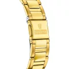 Festina Boyfriend women's watch F20609/4, rose gold dial, gold stainless steel strap