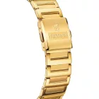 Festina On The Square women's watch F20680/2, gold stainless steel strap