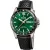 Festina Titanium men's watch F20699/3, green dial, black leather strap