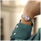 Festina Mademoiselle women's watch F20746/2, pink dial, silver stainless steel strap