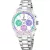 Festina Boyfriend women's watch F20753/5, white dial, silver stainless steel strap