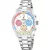 Festina Boyfriend women's watch F20753/6, white dial, silver stainless steel strap