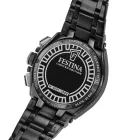 Festina Chrono Bike Limited Edition men's watch set F20761/1, black dial, white stainless steel strap