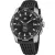 Festina Connected Full D men's smart watch F23305/8, black dial, black silicone strap