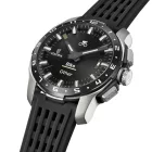 Festina Connected Full D men's smart watch F23305/8, black dial, black silicone strap