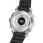 Festina Connected Full D men's smart watch F23305/8, black dial, black silicone strap