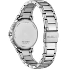 Citizen Elegance Lady women's watch FE6121-67A, white dial, silver stainless steel strap