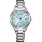 Citizen Elegance Lady women's watch FE6121-67L, blue dial, silver stainless steel strap