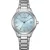 Citizen Elegance Lady women's watch FE6121-67L, blue dial, silver stainless steel strap