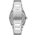 Fossil Everett men's watch FS5822, blue dial, silver stainless steel strap