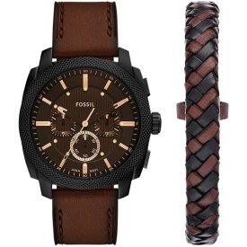 Fossil Machine men's watch set FS6102SET