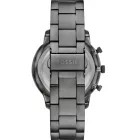 Fossil Neutra Chrono men's watch FS6111, blue dial, gray stainless steel strap
