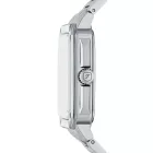 Fossil Crosby men's watch FS6121, blue dial, silver stainless steel strap