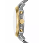 Fossil Grant Chronograph men's watch FS6131, green dial, silver stainless steel strap