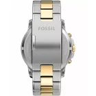 Fossil Grant Chronograph men's watch FS6131, green dial, silver stainless steel strap