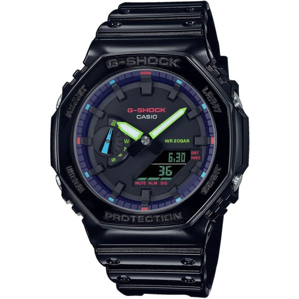 Casio G-Shock Virtual Rainbow men's watch GA-2100RGB-1AER