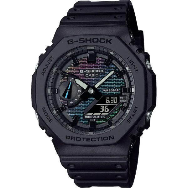 Casio G-Shock Rainbow Brick Wall men's watch GA-2100RW-1AER