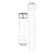 Casio GA-2100SKE-7 transparent resin watch strap