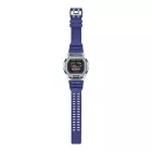 Casio G-Shock men's watch GBX-100S-2ER, black dial, purple plastic strap