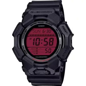 Casio G-Shock men's watch GD-010BBR-1ER, red dial, black plastic strap