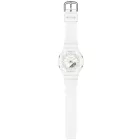 Casio G-Shock women's watch GMA-P2110-7AER, white dial, white plastic strap