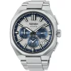 Seiko Astron 145th Anniversary Limited Edition men's watch set HAB004J1, silver dial, silver titanium strap