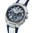 Seiko Astron 145th Anniversary Limited Edition men's watch set HAB004J1, silver dial, silver titanium strap
