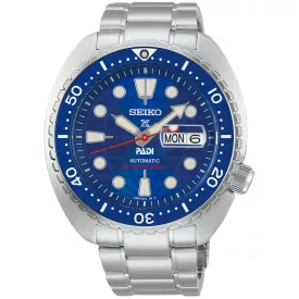 Seiko Prospex PADI 60th Anniversary Limited Edition men's watch set HBB002K1, blue dial, silver stainless steel strap