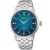 Seiko Presage Cocktail Time Emerald Mist men's watch HCB001J1, blue dial, silver stainless steel strap