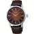 Seiko Presage Cocktail Time Whisky Mist men's watch HCB003J1, brown dial, brown leather strap