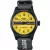 Seiko 5 Sports Honda Super Cub Limited Edition men's watch HDB010K1, yellow dial, gray textile strap