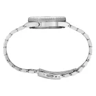 Seiko Rotocall Reissue men's watch HFL002P1, black dial, silver stainless steel strap