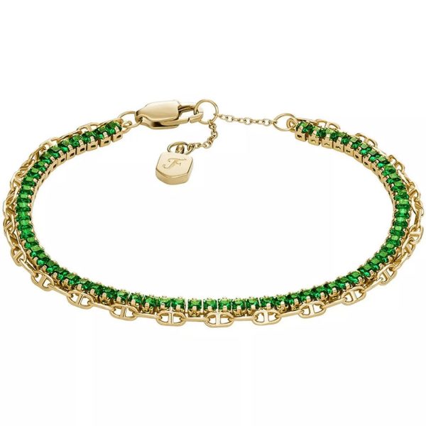 Fossil Heritage D-Link Glitz female bracelet JA7272710