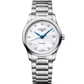 Longines Master Collection women's watch L2.450.4.87.6, silver stainless steel strap