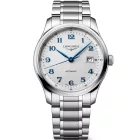 Longines Master Collection men's watch L2.950.4.73.6, silver dial, silver stainless steel strap