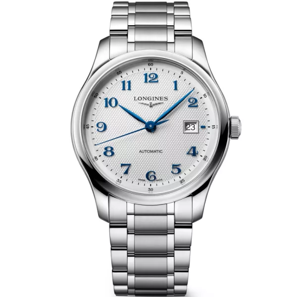 Longines Master Collection men's watch L2.950.4.73.6, silver dial, silver stainless steel strap