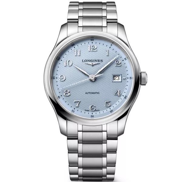 Longines Master Collection men's watch L2.950.4.99.6, blue dial, silver stainless steel strap