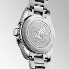 Longines Conquest women's watch L3.350.4.12.6, white dial, silver stainless steel strap