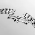 Longines Conquest women's watch L3.350.4.87.6, white dial, silver stainless steel strap