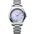 Longines Conquest women's watch L3.460.4.02.6, purple dial, silver stainless steel strap