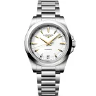 Longines Conquest women's watch L3.460.4.12.6, white dial, silver stainless steel strap