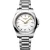 Longines Conquest women's watch L3.460.4.12.6, white dial, silver stainless steel strap