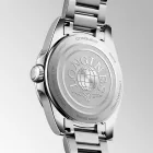 Longines Conquest women's watch L3.460.4.12.6, white dial, silver stainless steel strap