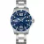 Longines HydroConquest men's watch L3.742.4.96.6, blue dial, silver stainless steel strap
