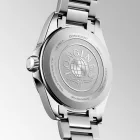 Longines Conquest men's watch L3.750.4.12.6, white dial, silver stainless steel strap