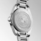 Longines Conquest men's watch L3.750.4.52.6, black dial, silver stainless steel strap