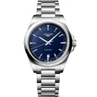 Longines Conquest unisex watch L3.750.4.92.6, blue dial, silver stainless steel strap